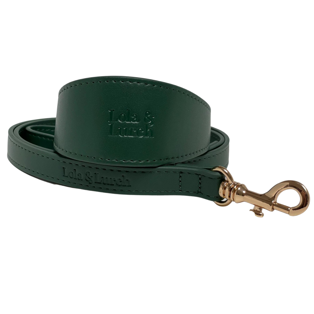 Dark Green | Vegan Leather Collar